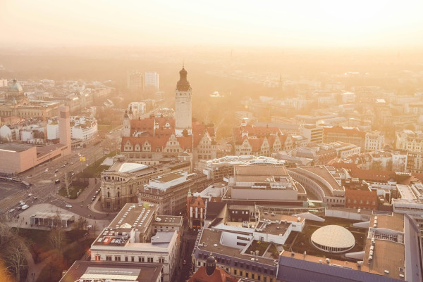 Stadtansicht Leipzig